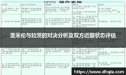 圣米伦与拉茨的对决分析及双方近期状态评估